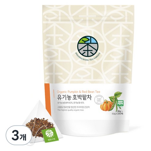 평창다원 유기농 호박팥차, 1.5g, 20개입, 3개