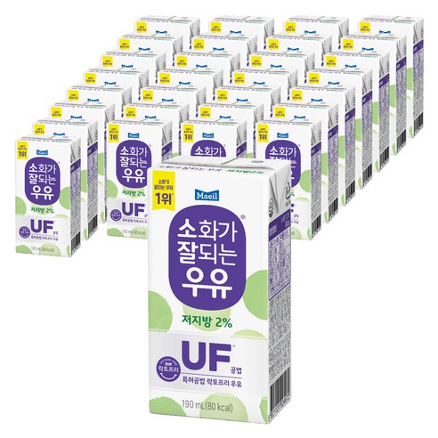 소화가잘되는우유 저지방, 190ml, 24개