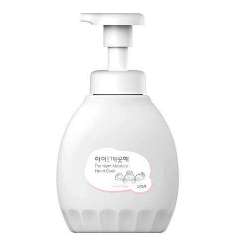 아이깨끗해 프리미엄 모이스처 핸드워시 퓨어로즈, 450ml, 6개