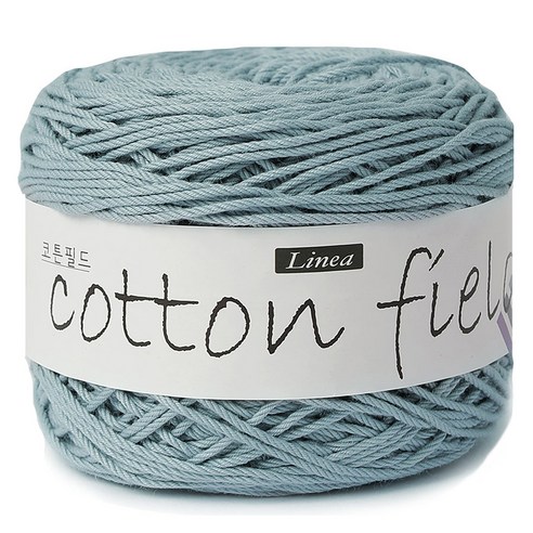 니뜨 코튼 필드 뜨개실 80g, 318 인디스카이, 1개