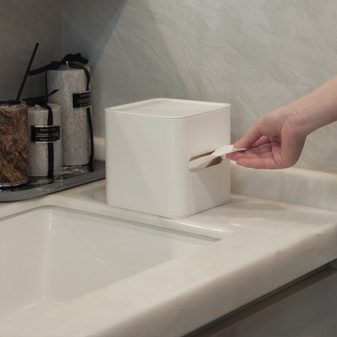 당신의 공간에 품격을 더하는 코멧 정사각 휴지 케이스