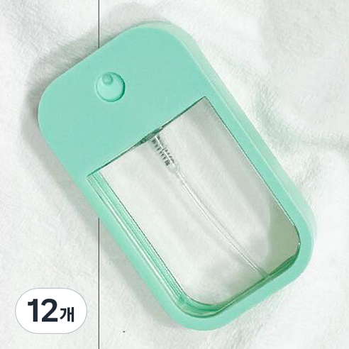포켓 스프레이 용기 35ml, 12개, 그린