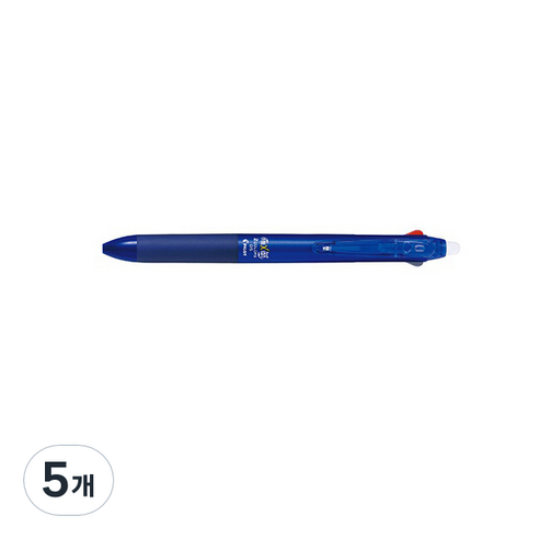 파이롯트 프릭션볼 2색 볼펜 0.5mm, 블루, 5개