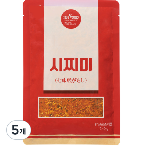 이엔푸드 시찌미, 240g, 5개