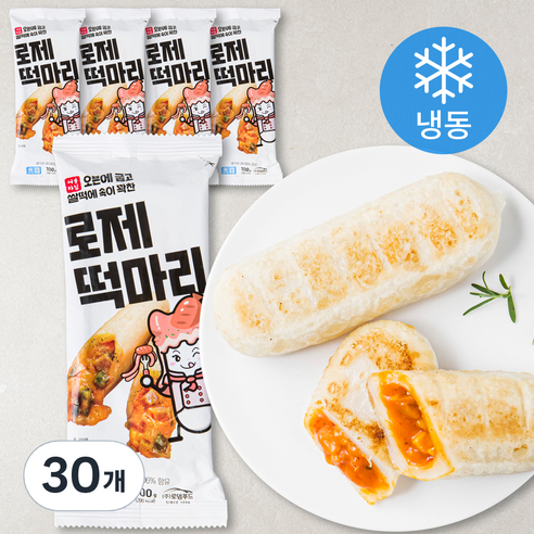 서울마님 로제 떡마리 (냉동), 100g, 30개