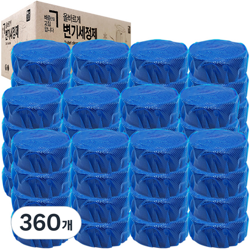 올바르게 올왜프 변기 세정제, 50g, 360개