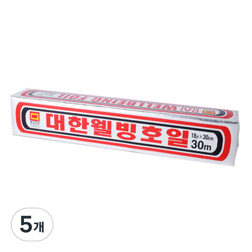 대한웰빙 호일 18마이크로, 5개