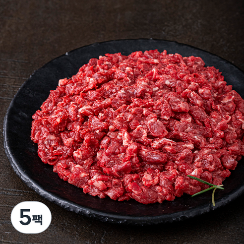 화담우 한우 다짐육 1+등급 (냉장), 300g, 5팩