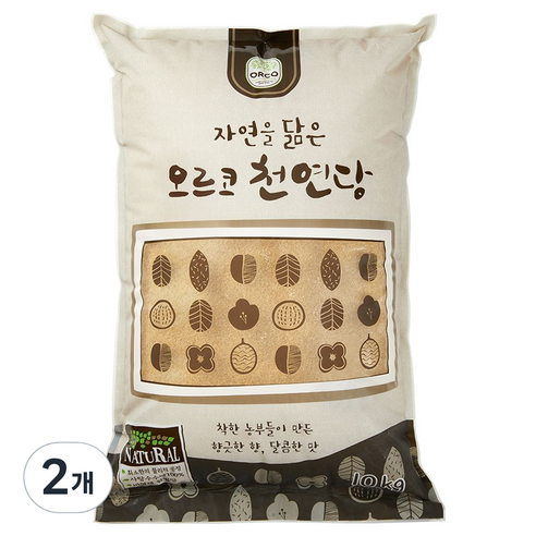 오르코 천연당 갈색설탕, 1개, 10kg