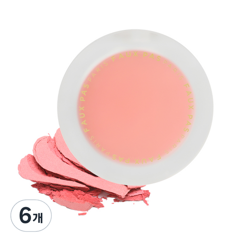 뽀빠파리 와이너리 치크트립 4.5g, 02 핑크 모스카토, 6개