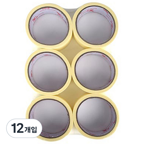 블루마토 종이테이프 24mm x 15m, 12개입