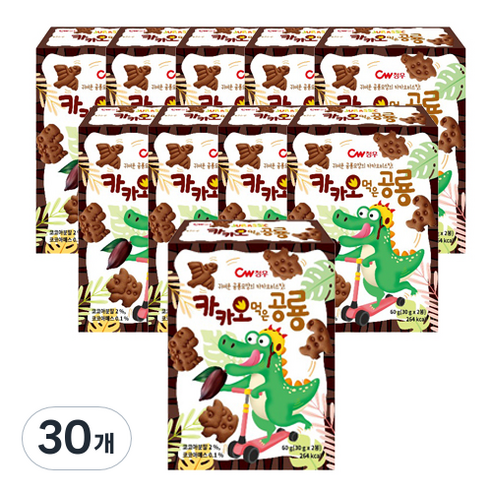 청우 카카오 먹은 공룡, 60g, 30개