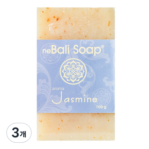 Bali Soap 발리비누 aroma Jasmine, 100g, 3개