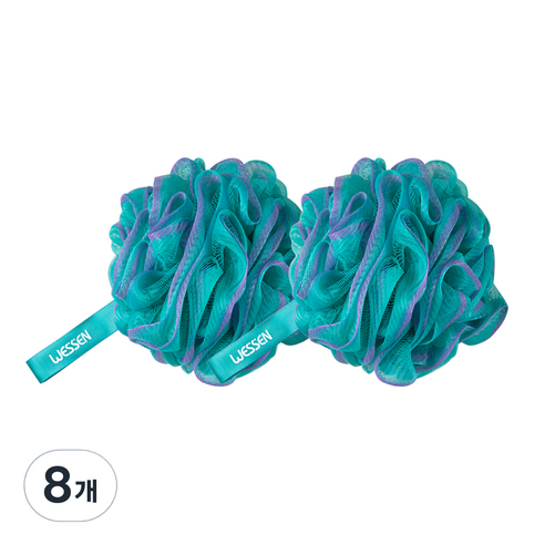 웨신 샤워볼, 혼합색상, 8개, 1개입