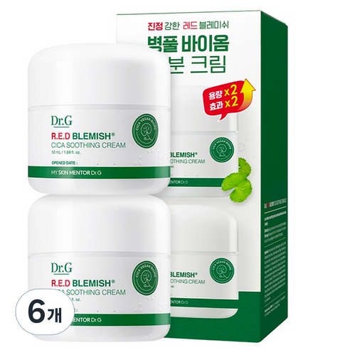 달바선크림 닥터지 레드 블레미쉬 시카 수딩 크림, 100ml, 1개  Best 5