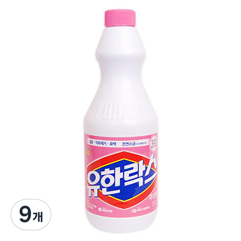 유한락스 후로랄, 1L, 9개