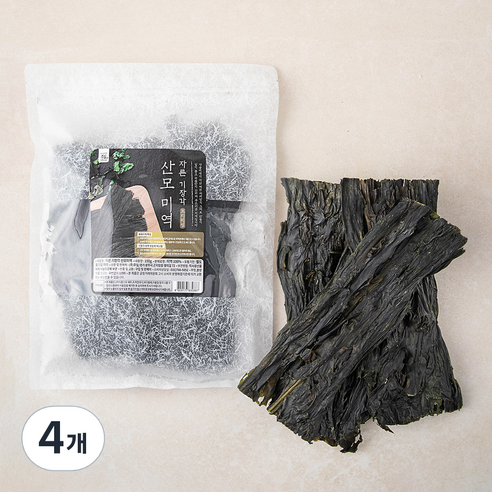 주일상사 자른 기장각 산모미역, 150g, 4개