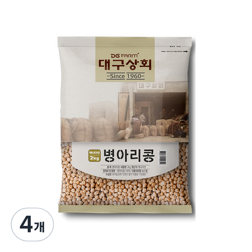 대구상회 캐나다 병아리콩, 2kg, 4개