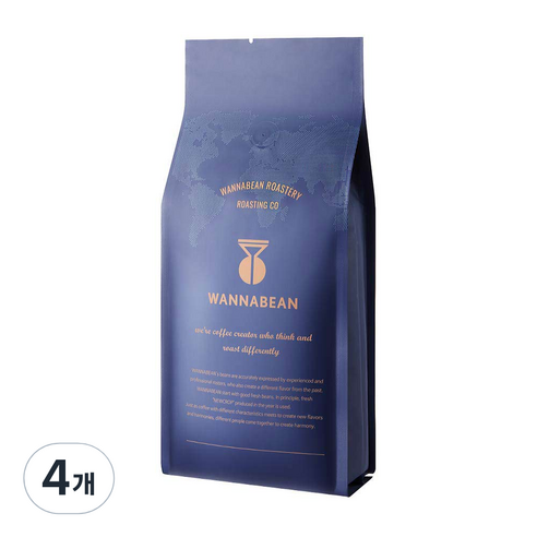 워너빈 아로마 블랜디드, 프렌치프레스, 1kg, 4개