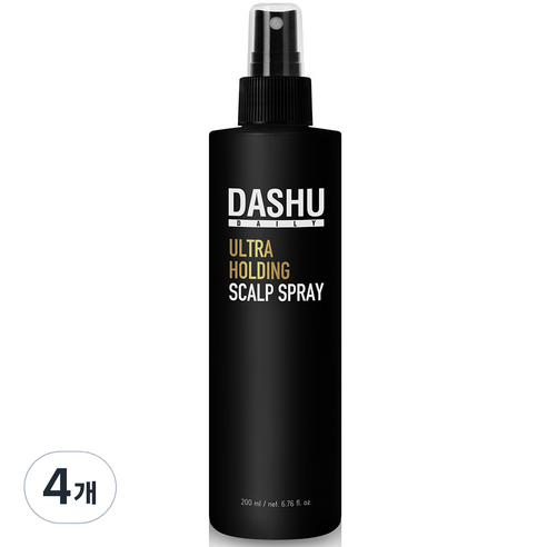 다슈 울트라 홀딩 스칼프 탈모증상완화 헤어스프레이, 200ml, 4개