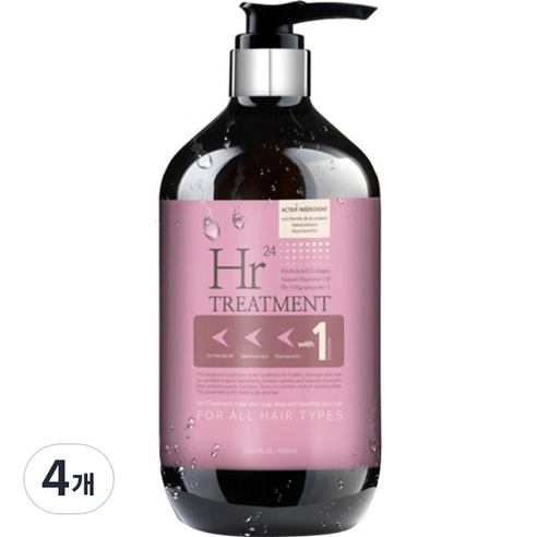 HR24 쉐어버터 단백질 트리트먼트, 1L, 4개