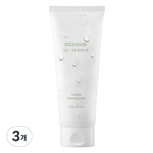 믹순 병풀 클렌징 폼, 3개, 150ml