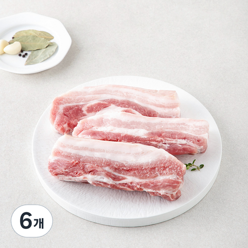 곰곰 한돈 오겹살 수육용 (냉장), 6개, 1kg