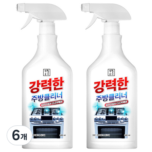 생활공식 강력한 주방클리너, 500ml, 6개