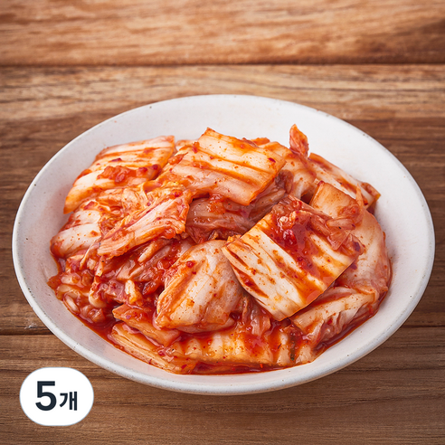 금자네 매운 실비 썰은 배추김치, 500g, 5개