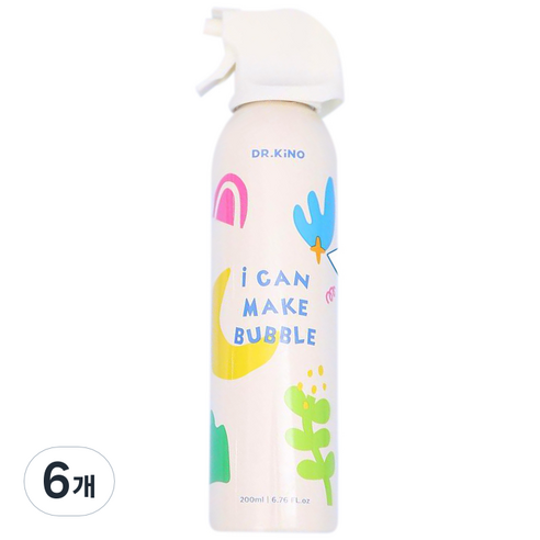 닥터키노 아동용 굿 버블 바디워시 클렌저 샴푸, 200ml, 6개