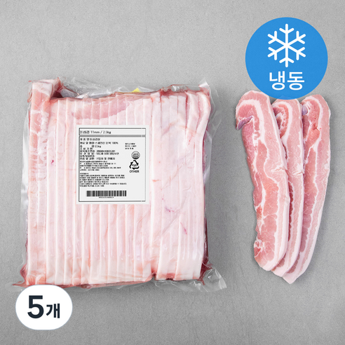 미트코리아 스페인 삼겹 11mm (냉동), 2.5kg, 5개
