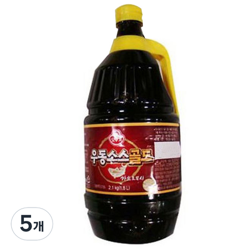 오뚜기 우동소스 골드, 2.1kg, 5개