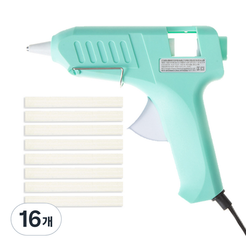 탐사 글루건 + 글루스틱 8입, 16개