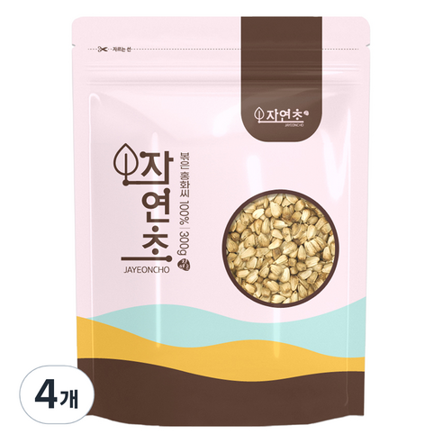 볶은 홍화씨, 300g, 4개