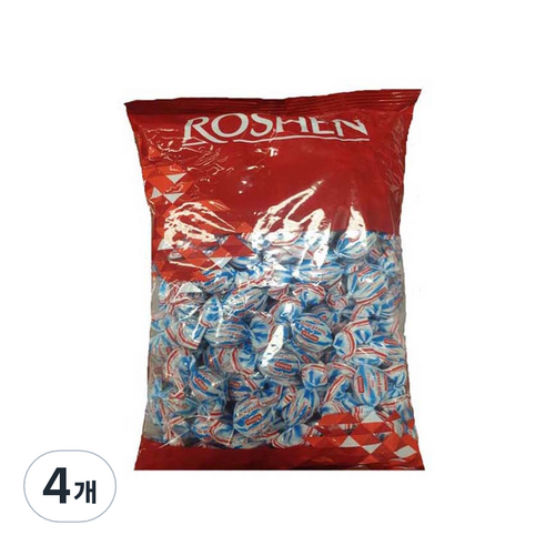 ROSHEN 스윗 드롭 캔디, 1kg, 4개