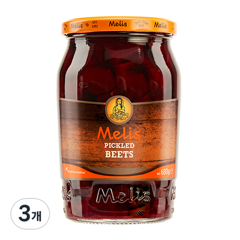 멜리스 비트루트 피클, 3개, 680g