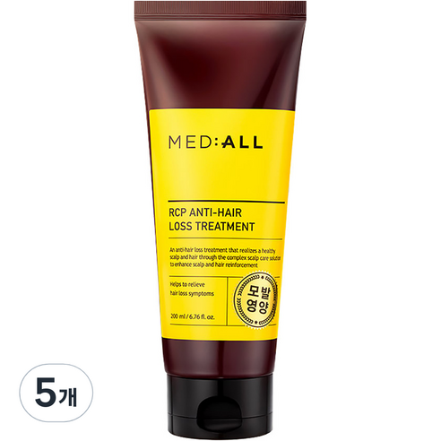 메디올 알시피 안티 헤어로스 트리트먼트, 200ml, 5개