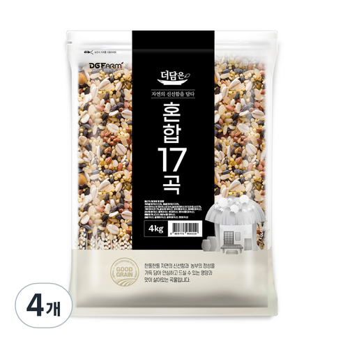 더담은 혼합 17곡, 4개, 4kg