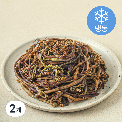 나물투데이 국내산 데친 고사리 (냉동), 2개, 250g