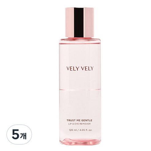 블리블리 트러스트 미 젠틀 립 앤 아이 리무버, 120ml, 5개
