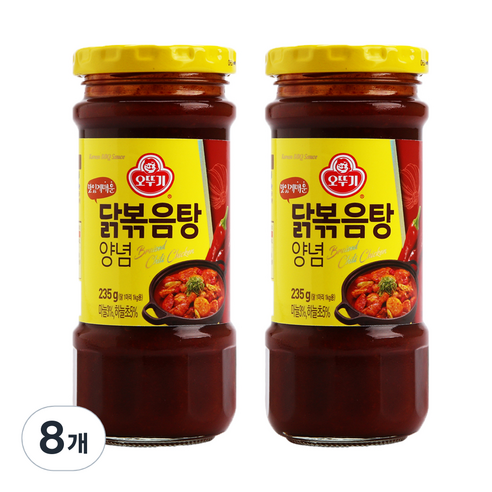 오뚜기 얼큰한 닭볶음탕양념, 235g, 8개
