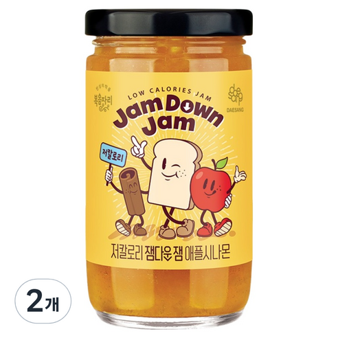 복음자리 잼다운잼 애플시나몬, 235g, 2개
