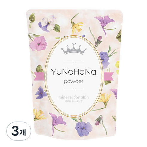 유노하나 입욕제 파우더, 300g, 3개