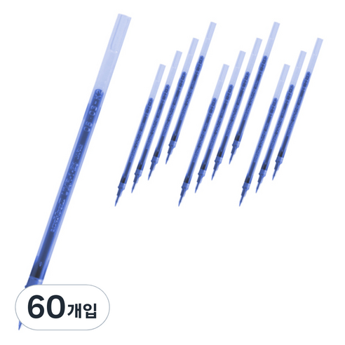 미쯔비시 시그노 유니볼 리필심 UMR-1 0.38mm, 블루(블루심), 60개