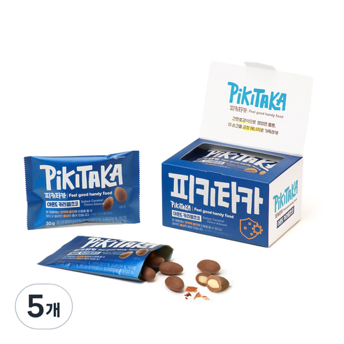 피키타카 아몬드 카라멜초코, 150g, 5개
