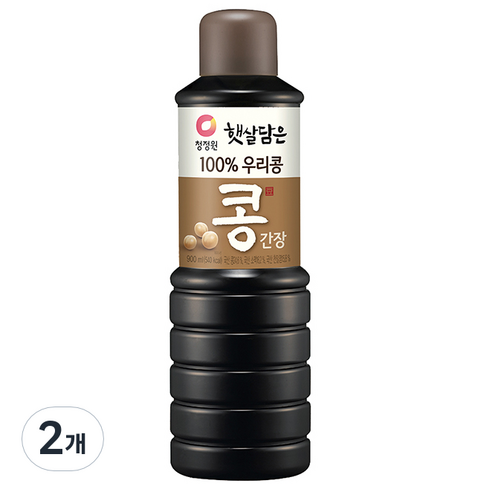 햇살담은 자연숙성 우리콩 간장, 900ml, 2개