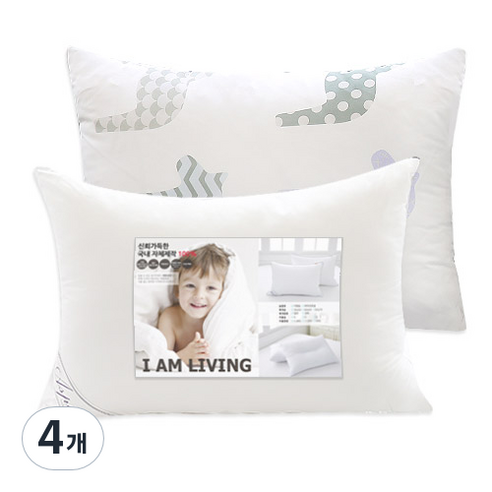 아임리빙 마일드 마이크로화이버 베개솜 + 베개커버, 포니, 4개