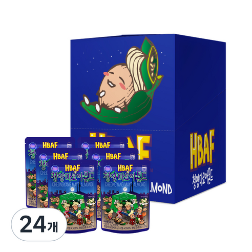 바프 청양마요 아몬드, 40g, 24개