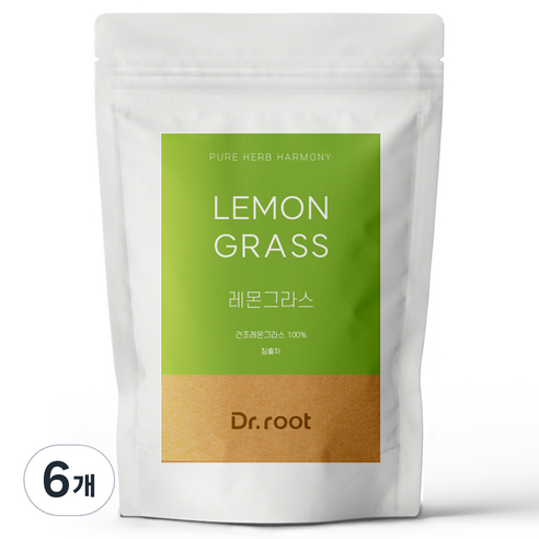 닥터루트 레몬그라스 삼각티백, 1.2g, 25개입, 6개