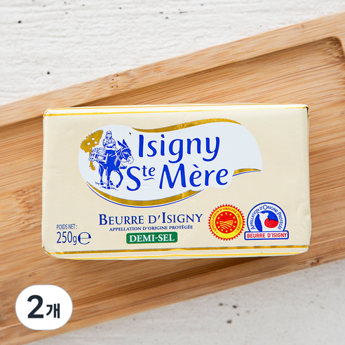 이즈니 AOP 가염 버터, 250g, 2개